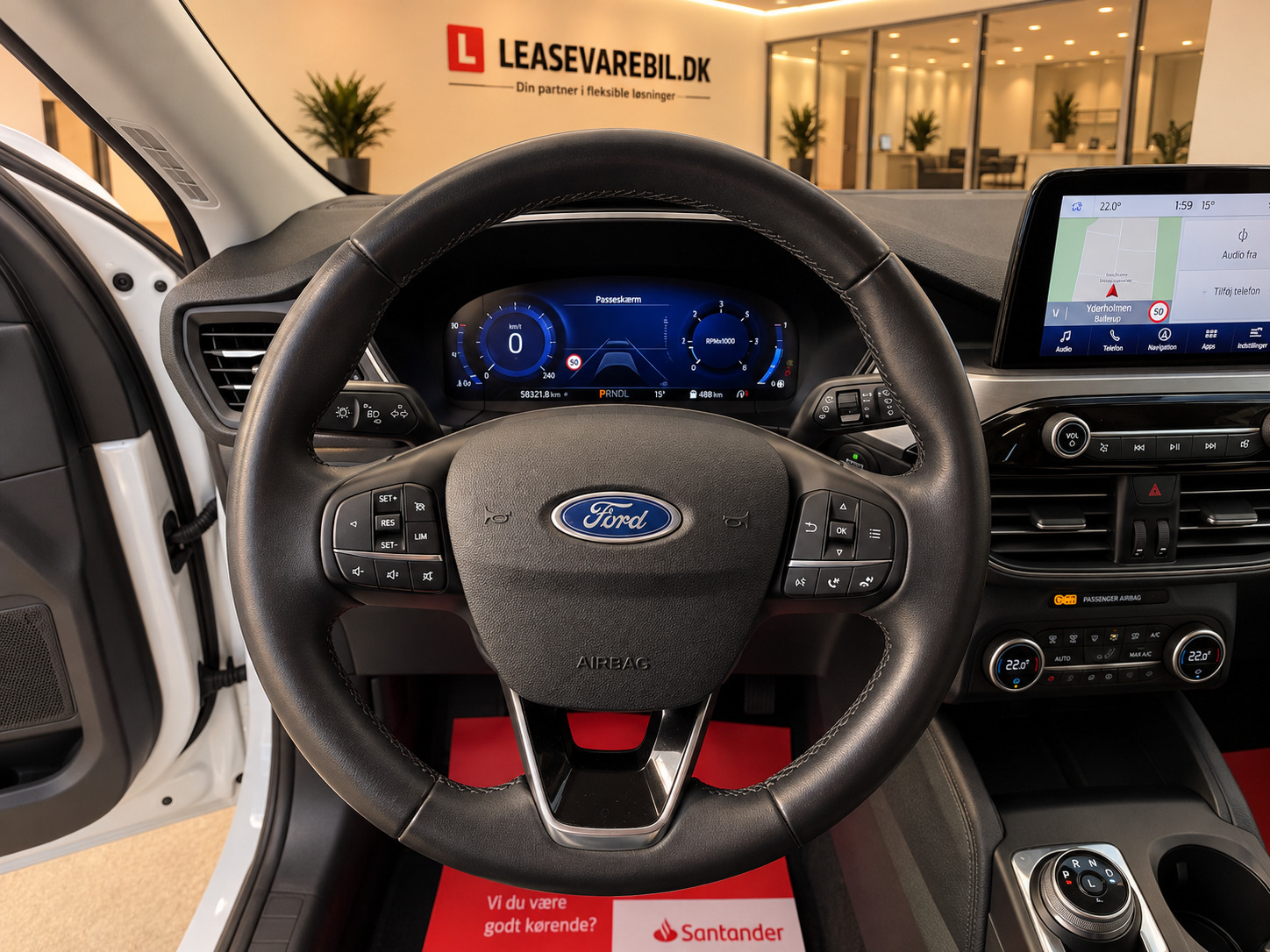Hvid Ford Kuga fra 2022