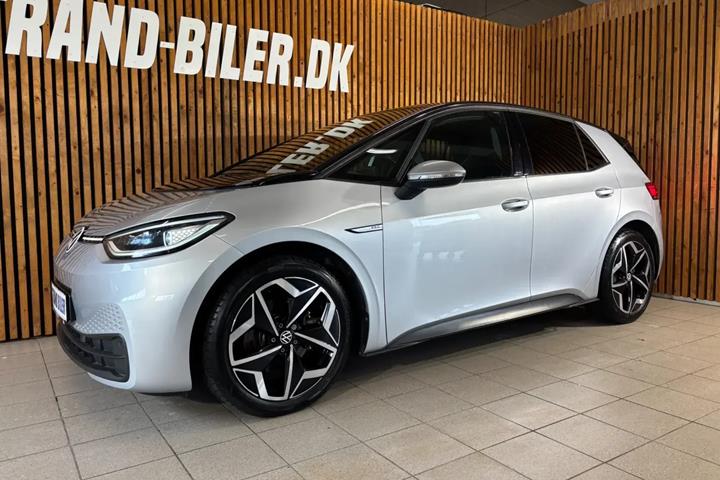 Sølv VW ID.3 fra 2021