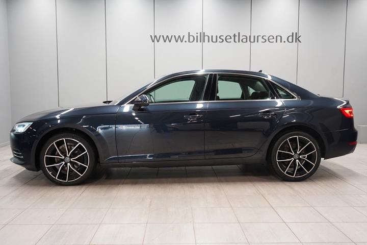 Blå Audi A4 fra 2016