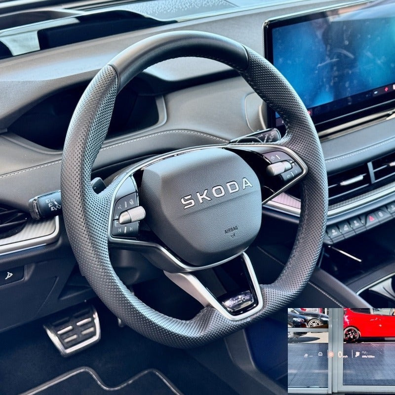 Rød Skoda Enyaq fra 2026