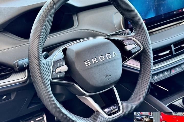 Rød Skoda Enyaq fra 2026