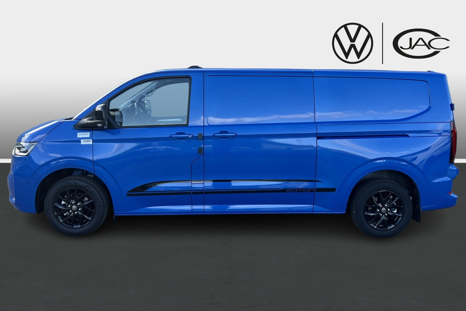 Blå VW e-Transporter fra 2026