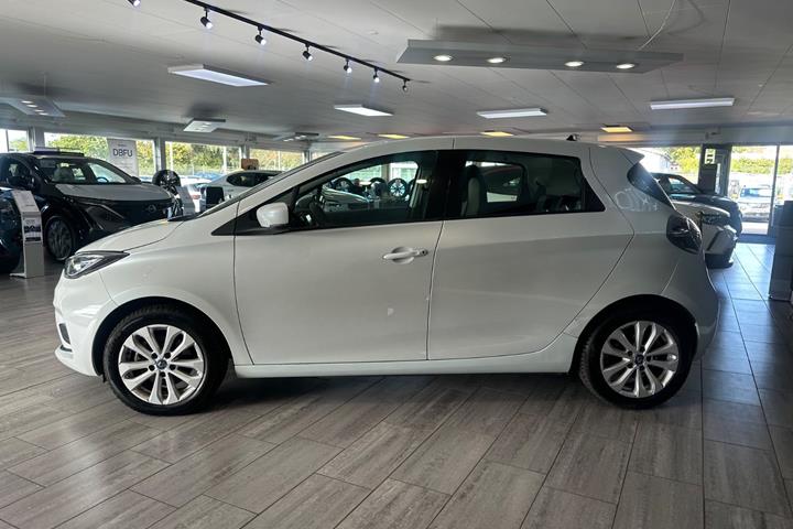 Hvid Renault Zoe fra 2021