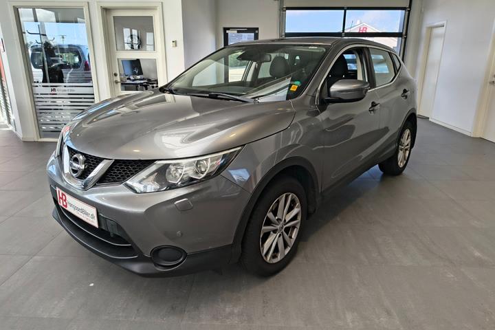 Grå Nissan Qashqai fra 2016