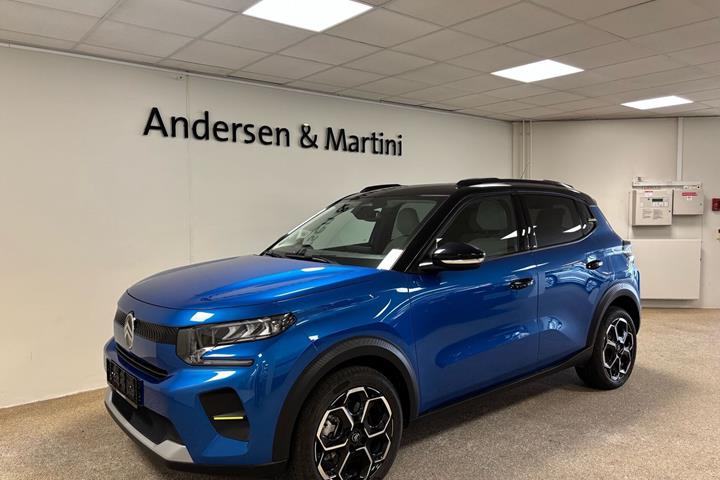 Blå Citroën ë-C3 fra 2025