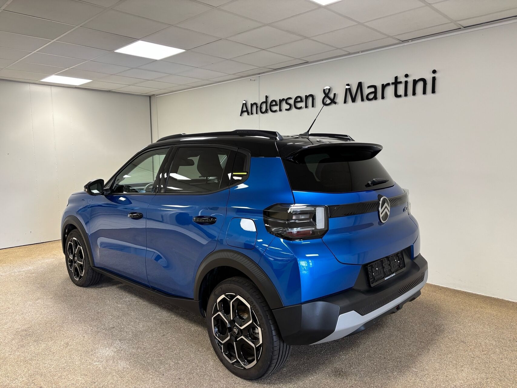 Blå Citroën ë-C3 fra 2025