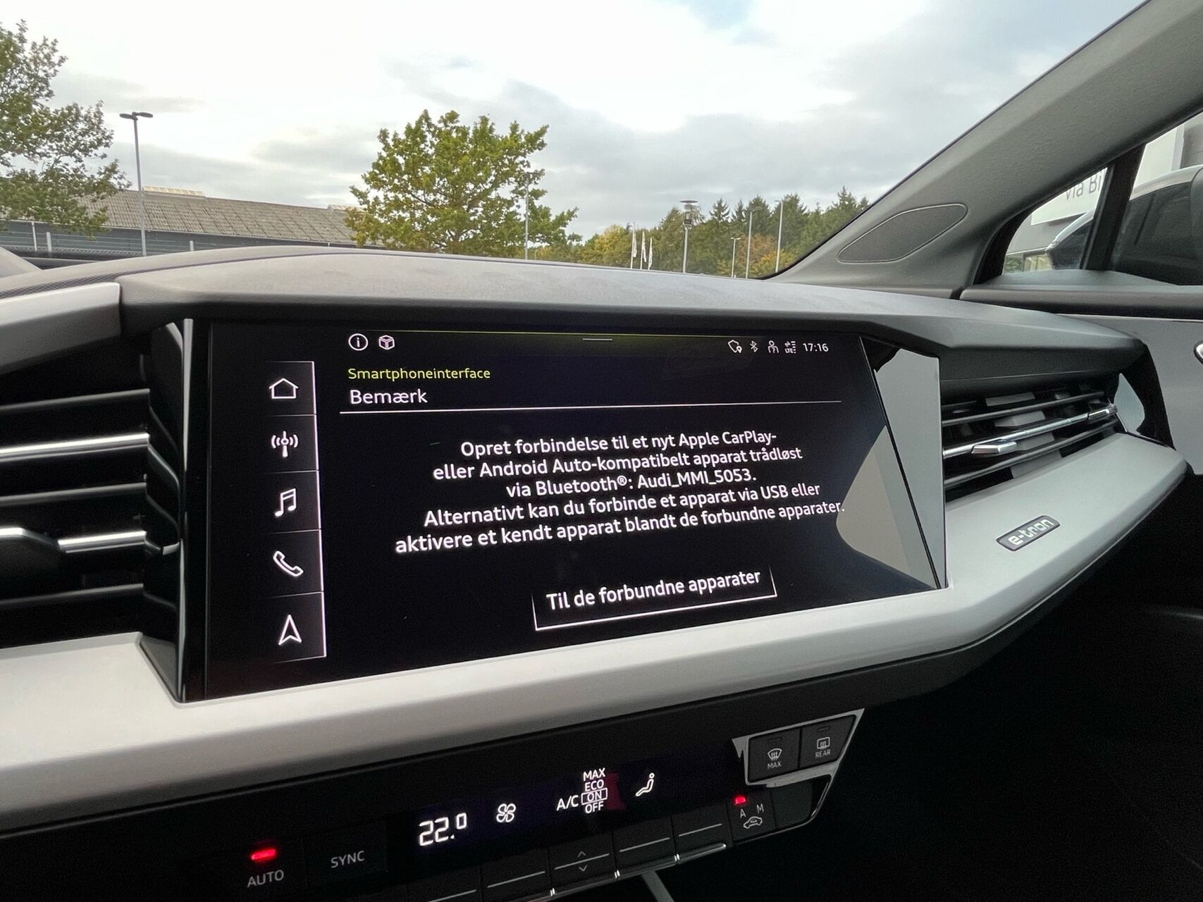Sort Audi Q4 fra 2023