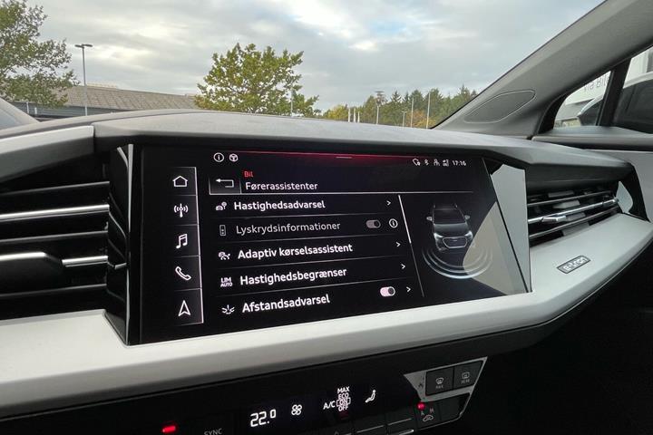 Sort Audi Q4 fra 2023