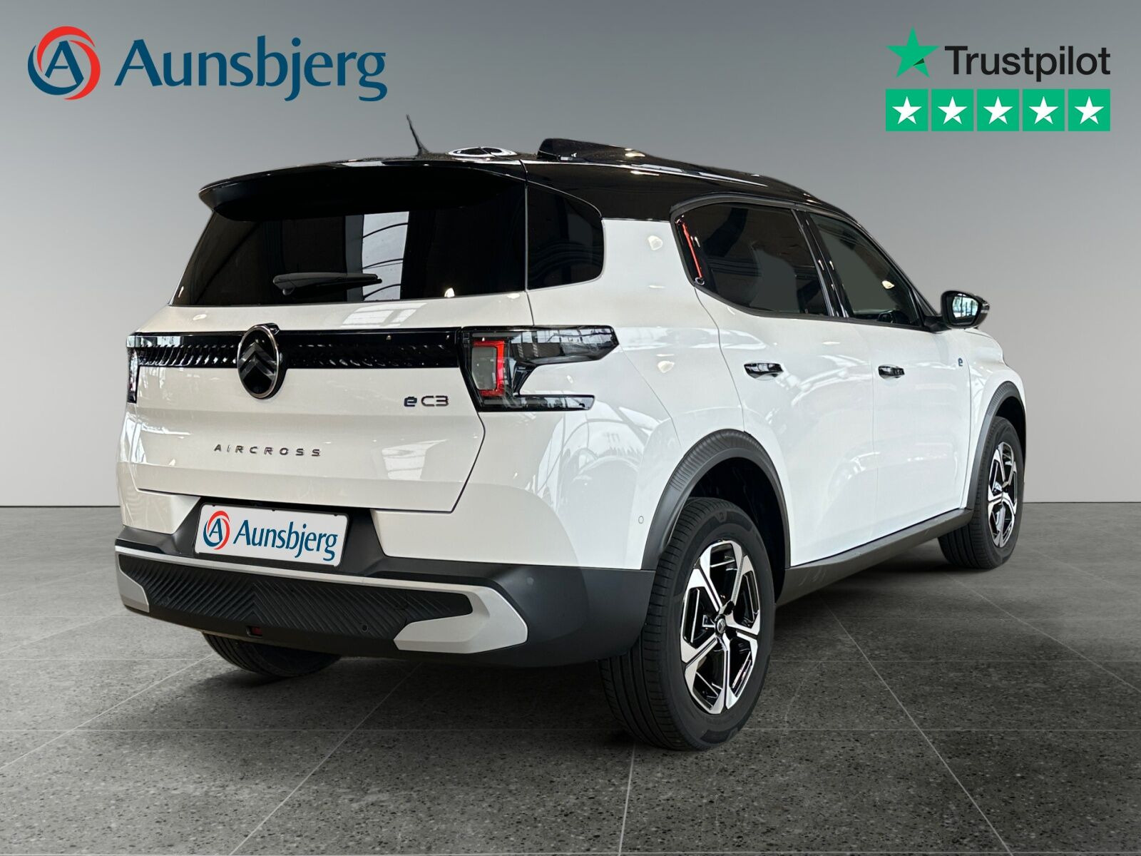 Hvid Citroën e-C3 Aircross fra 2025