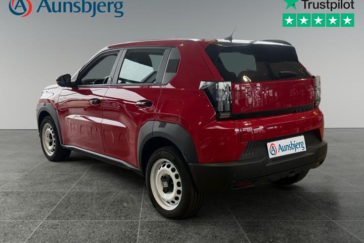 Rød Fiat Grande Panda fra 2025