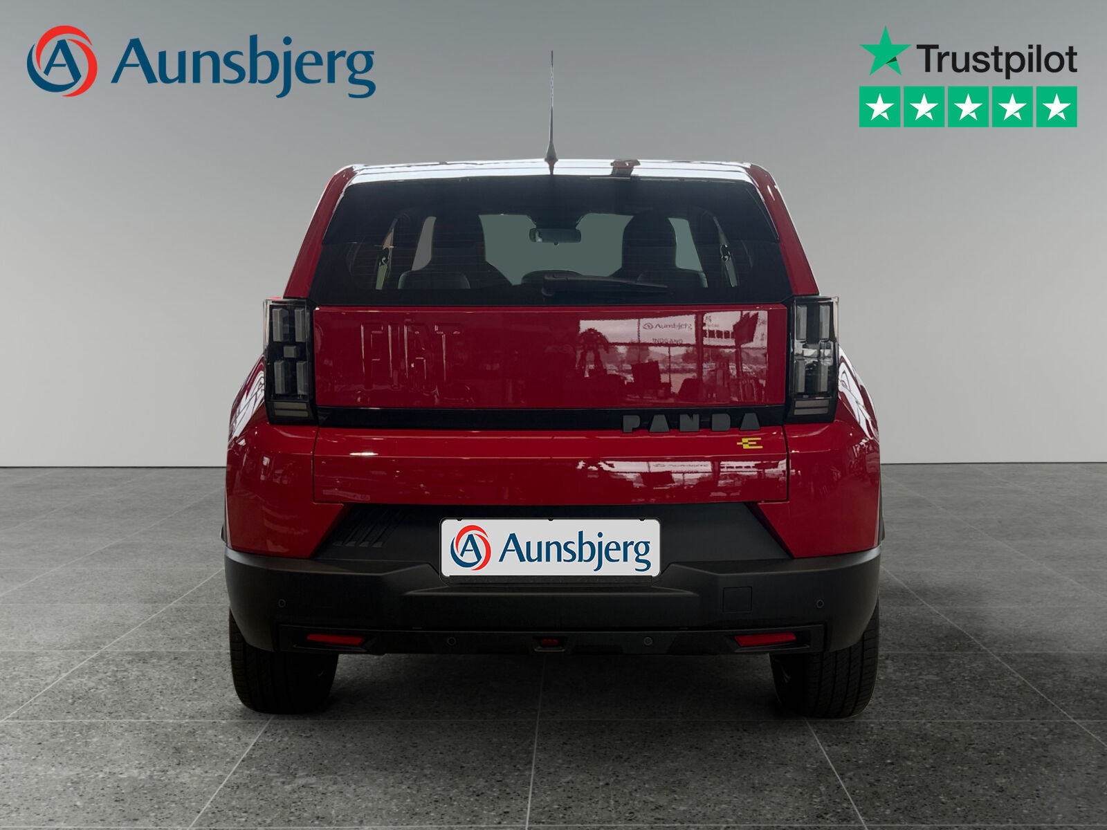 Rød Fiat Grande Panda fra 2025