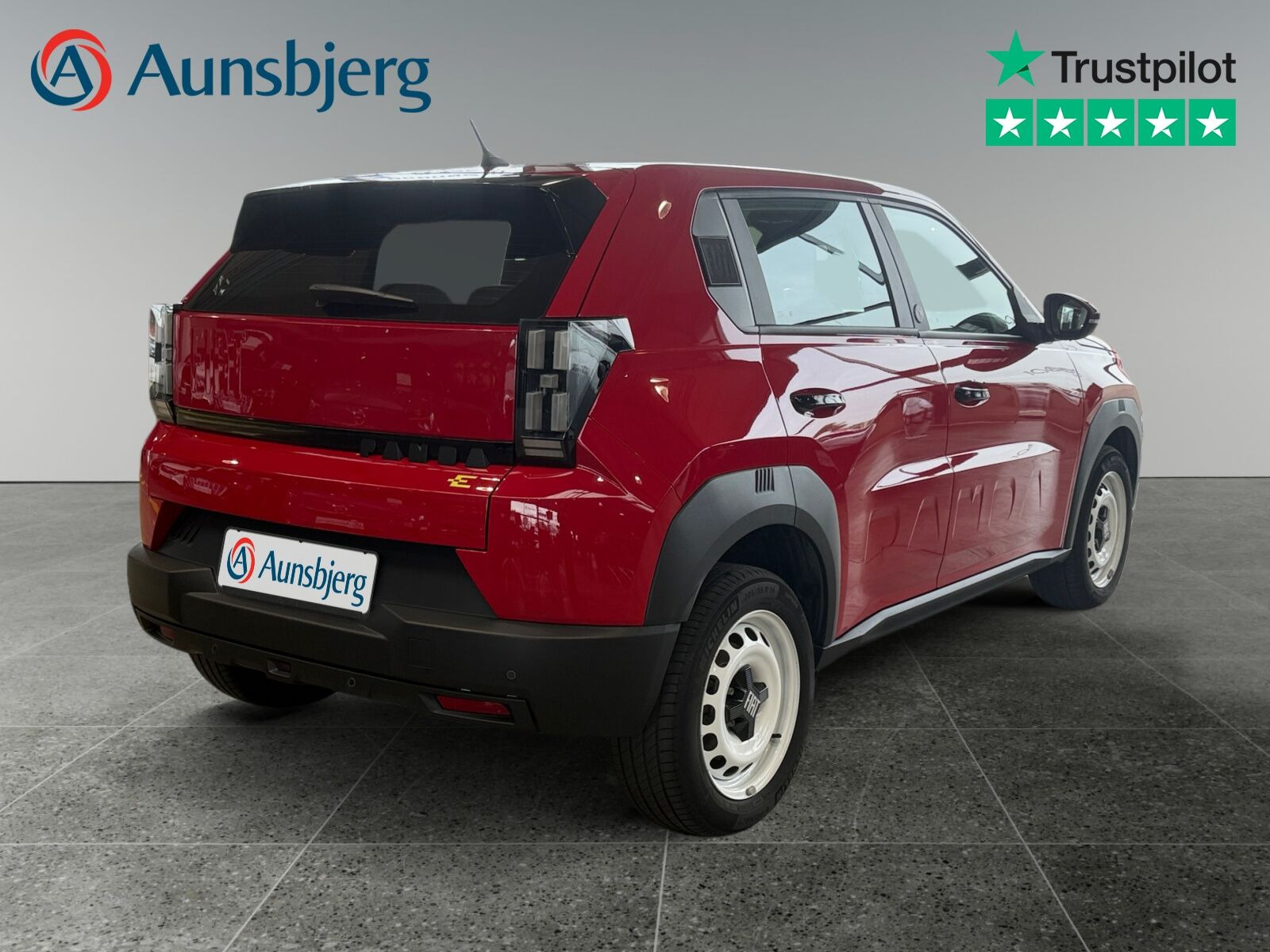 Rød Fiat Grande Panda fra 2025