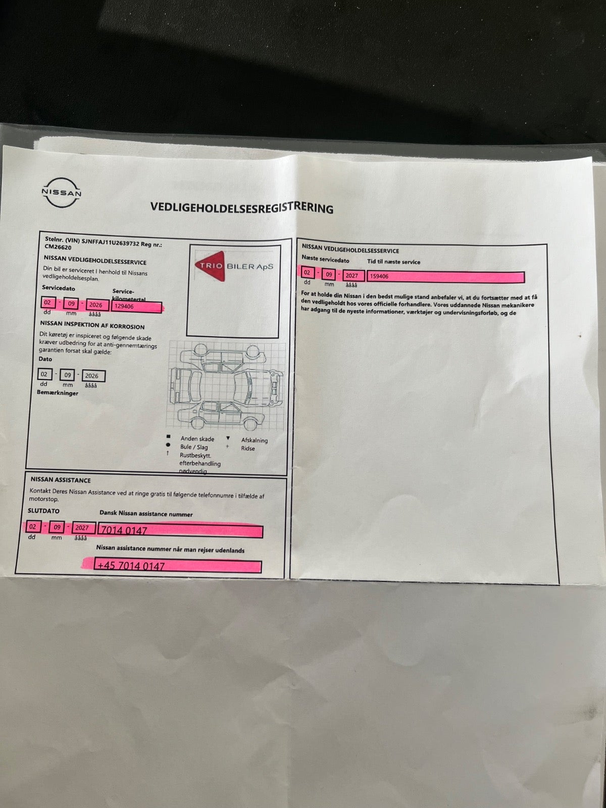 Sort Nissan Qashqai fra 2019
