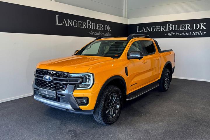 Orange Ford Ranger fra 2023