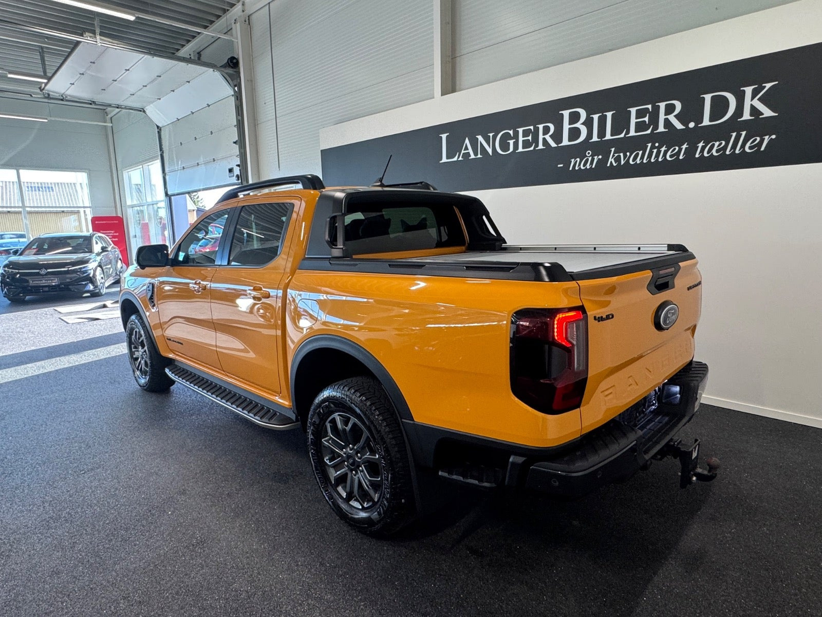 Orange Ford Ranger fra 2023