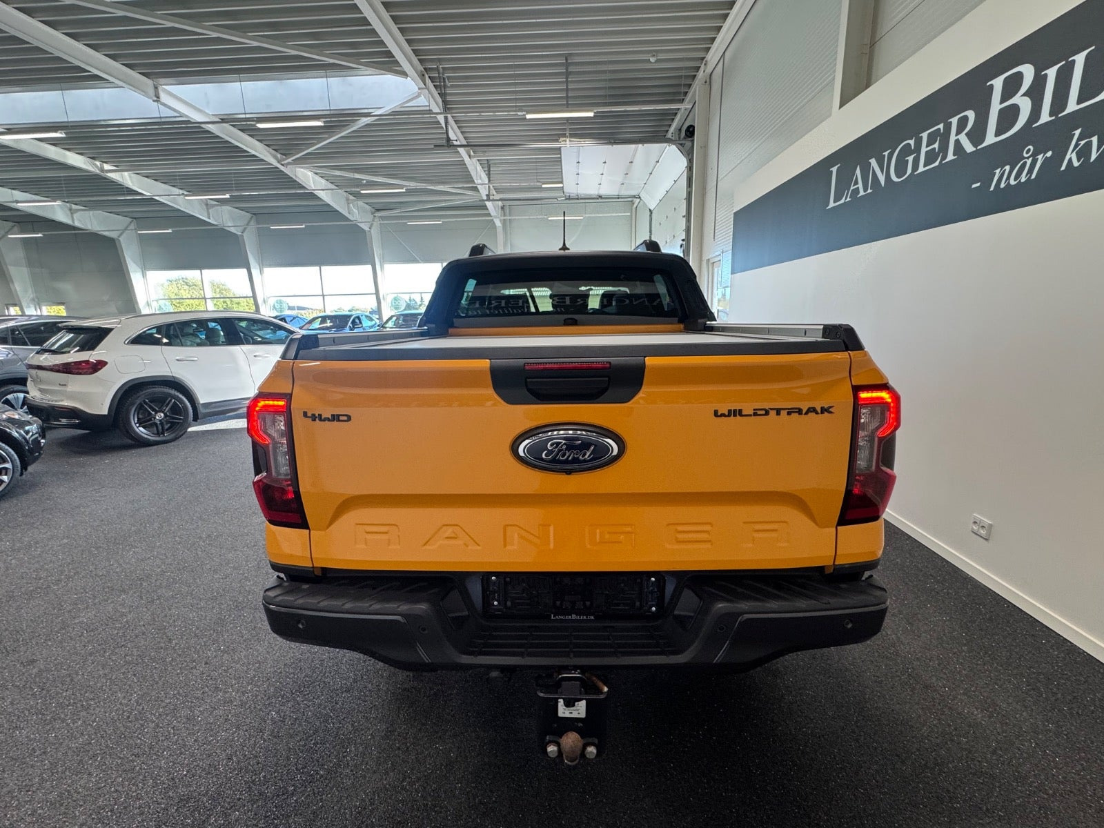 Orange Ford Ranger fra 2023