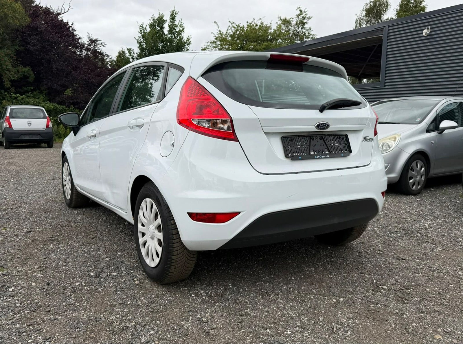 Hvid Ford Fiesta fra 2011