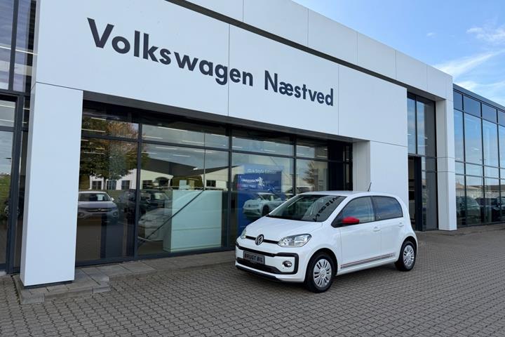 Hvid VW UP! fra 2018