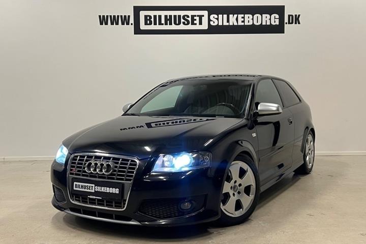Sort Audi S3 fra 2008