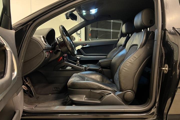 Sort Audi S3 fra 2008