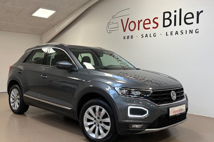 Grå VW T-Roc fra 2020