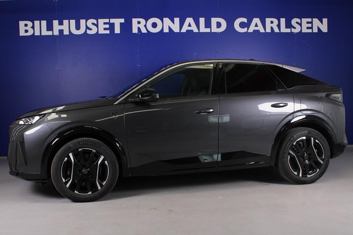 Grå Peugeot e-3008 fra 2025