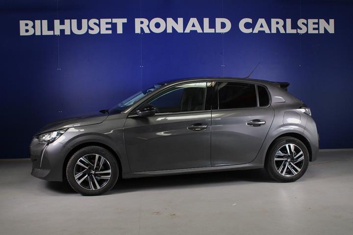 Grå Peugeot 208 fra 2022