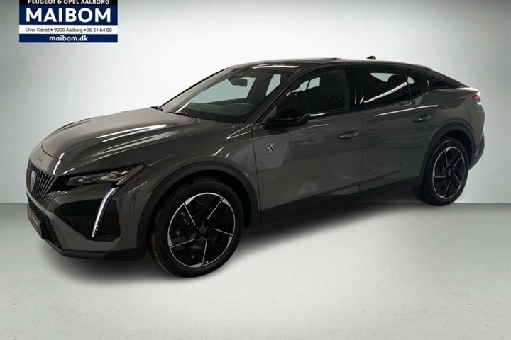 Grå Peugeot e-408 fra 2025