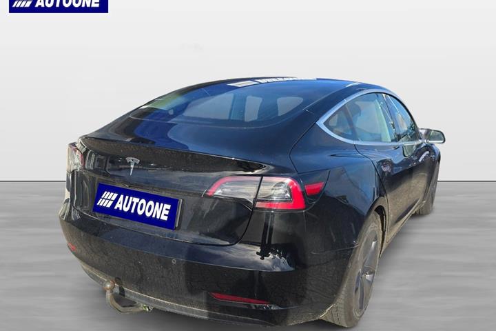Sort Tesla Model 3 fra 2019