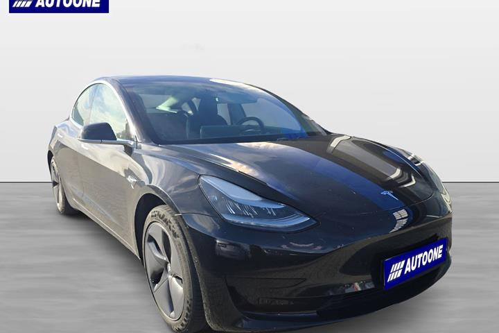 Sort Tesla Model 3 fra 2019