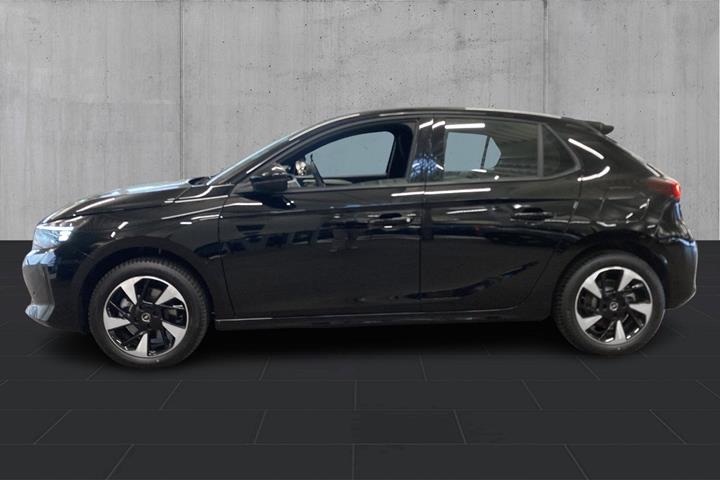 Sort Opel Corsa-e fra 2026