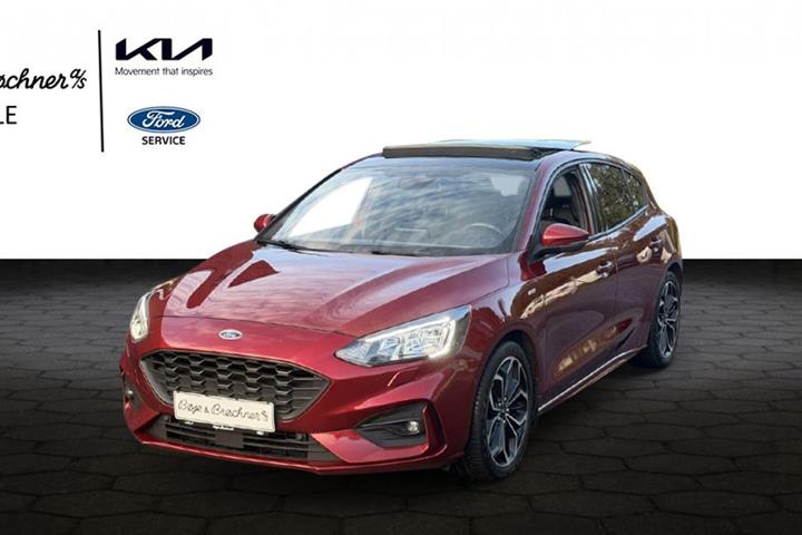 Rød Ford Focus fra 2020