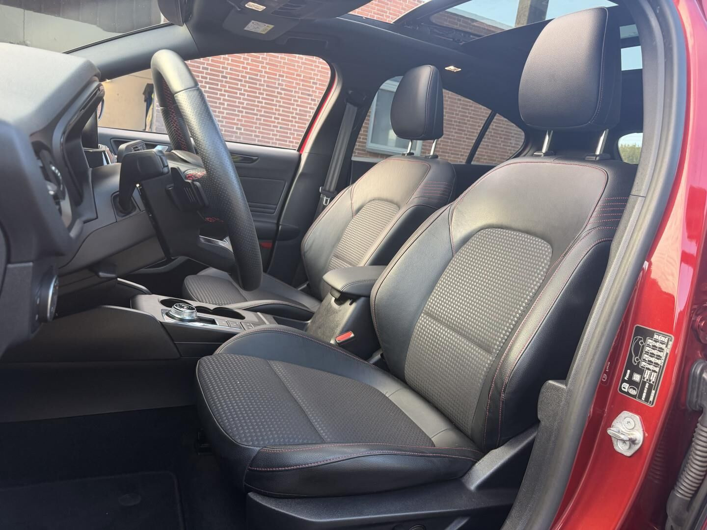 Rød Ford Focus fra 2020