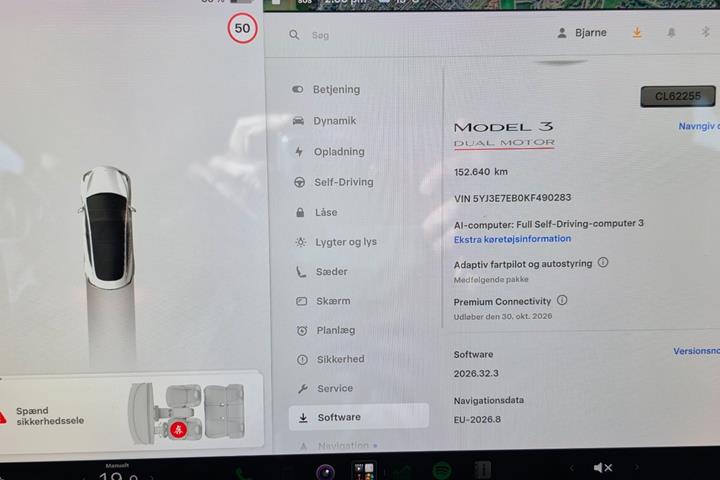 undefined Tesla Model 3 fra 2019
