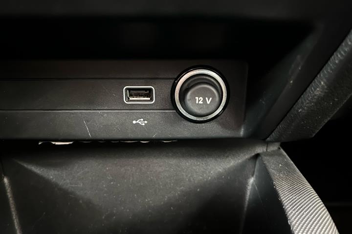Blå Skoda Fabia fra 2018