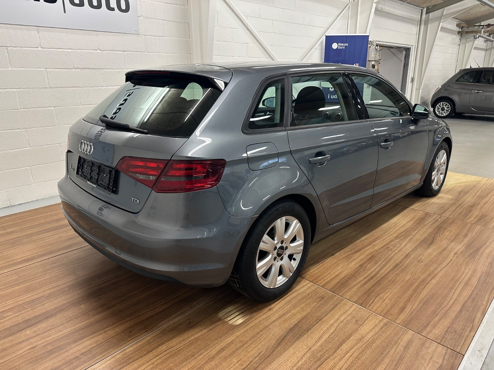 Grå Audi A3 fra 2016