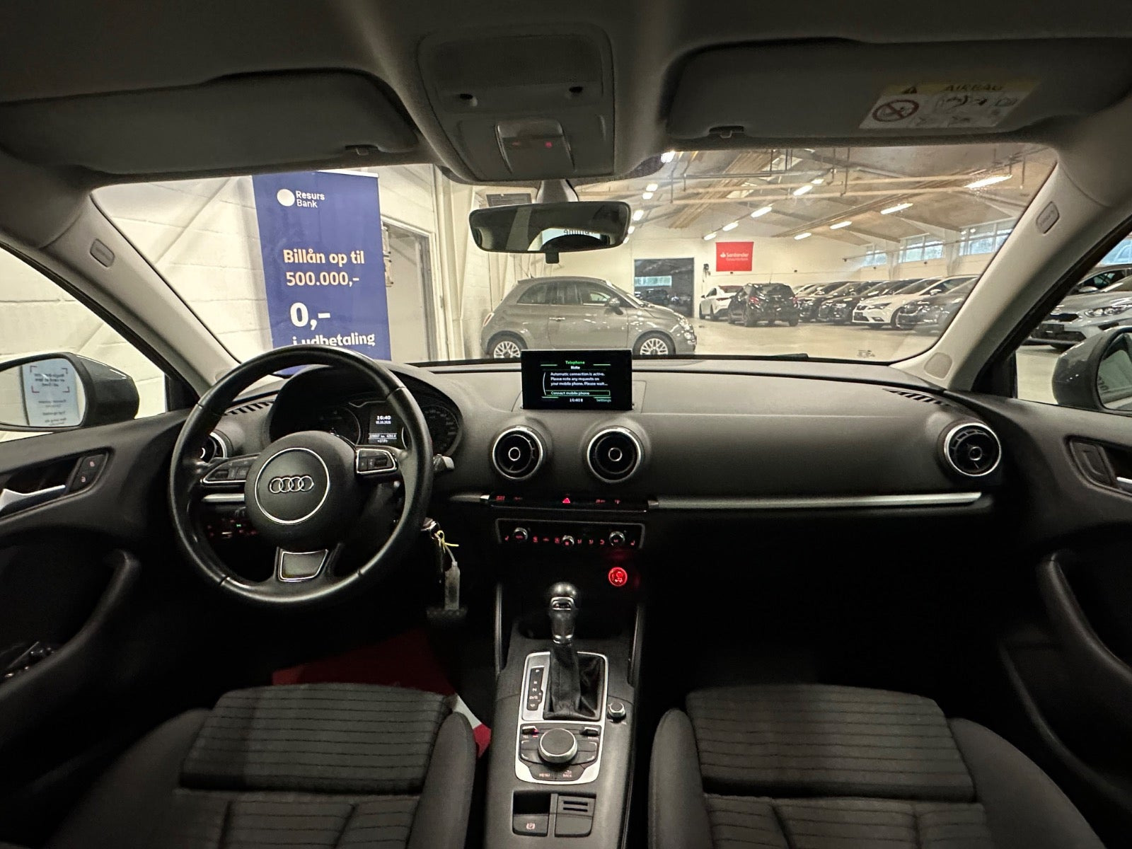 Grå Audi A3 fra 2016