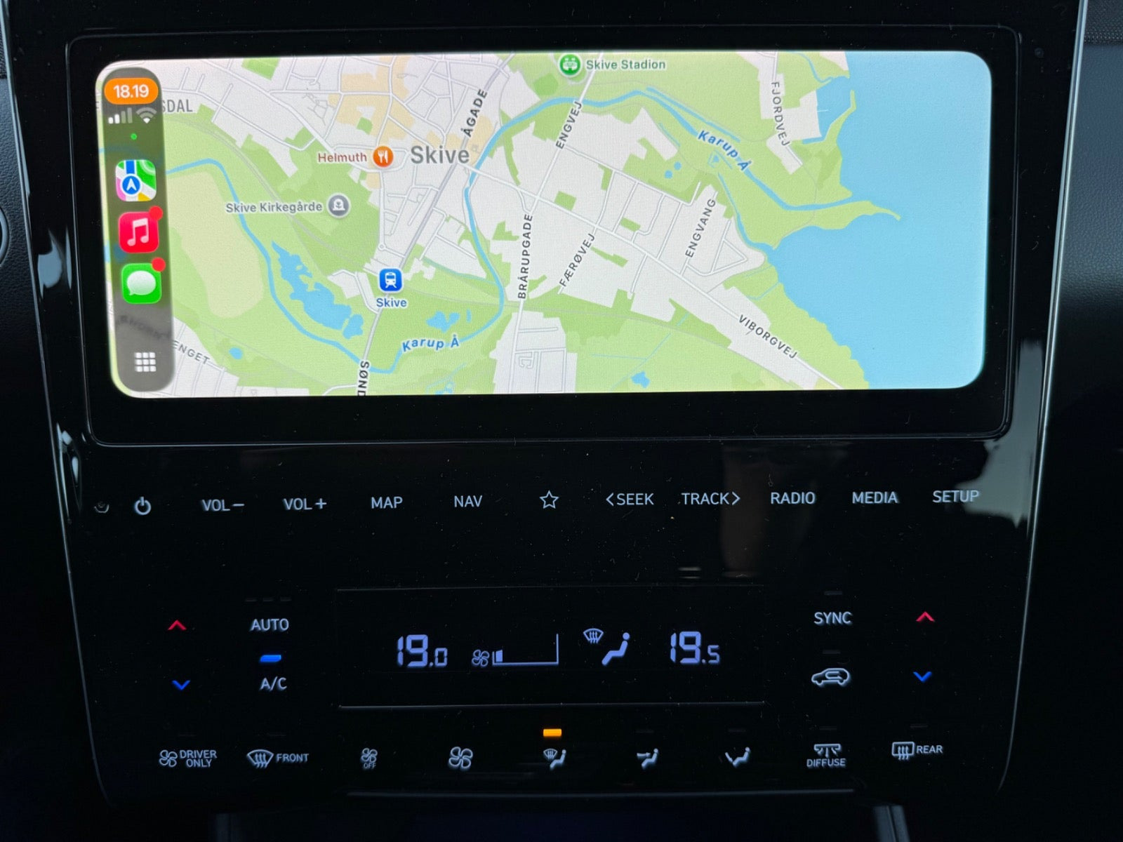 Grå Hyundai Tucson fra 2022