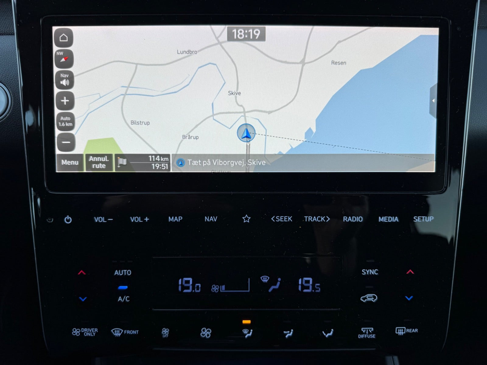 Grå Hyundai Tucson fra 2022