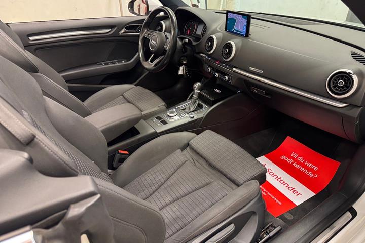 Hvid Audi A3 fra 2018
