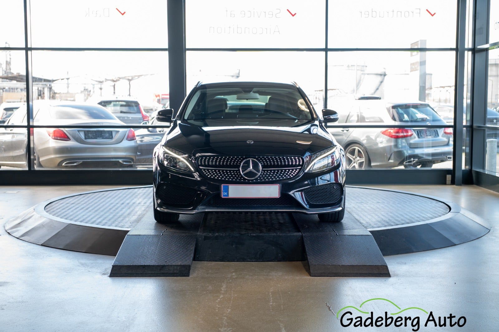 Sort Mercedes C220 d fra 2017