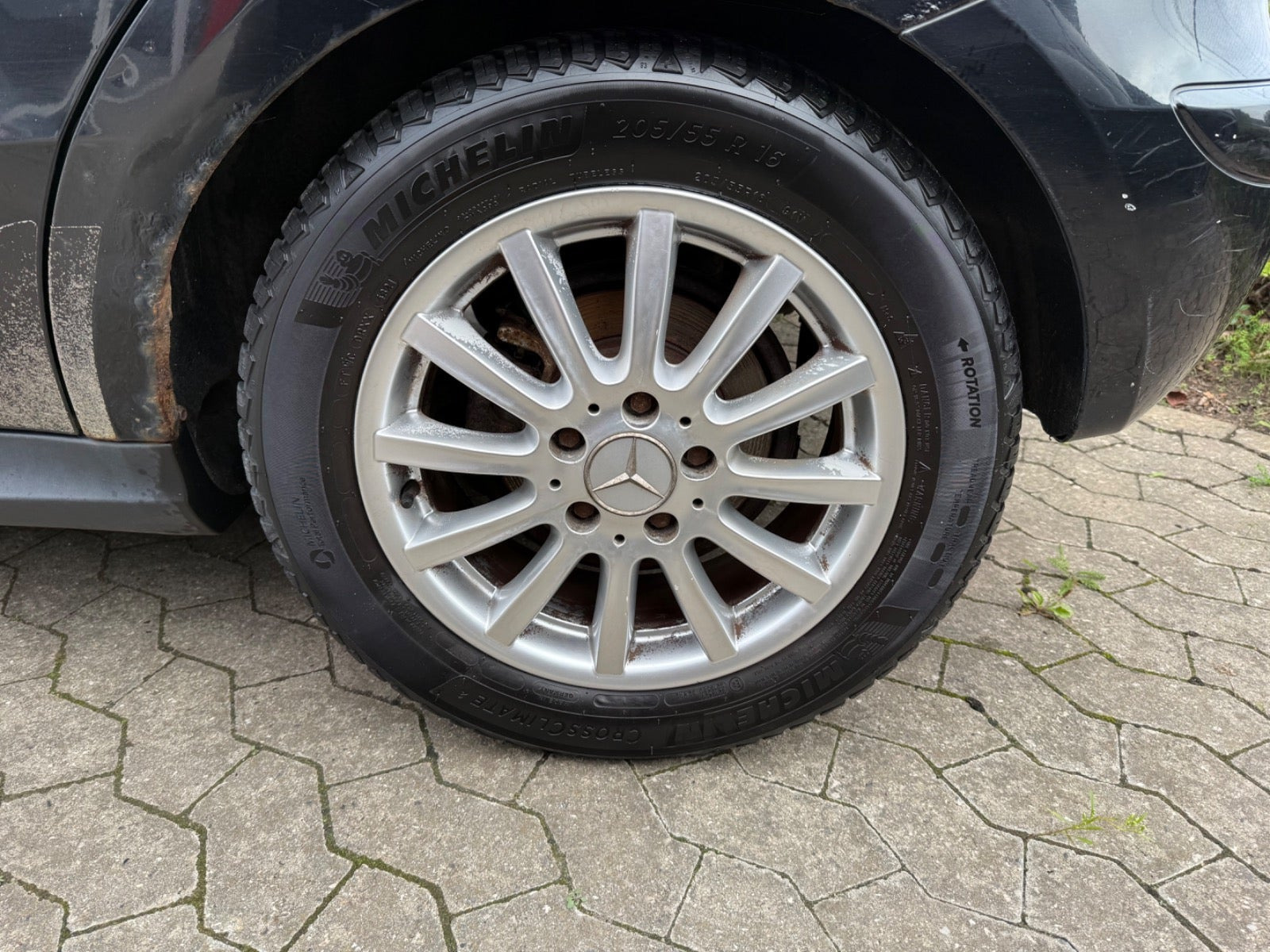 Sort Mercedes A150 fra 2006