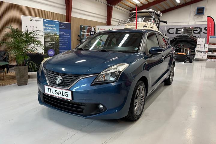 Blå Suzuki Baleno fra 2018