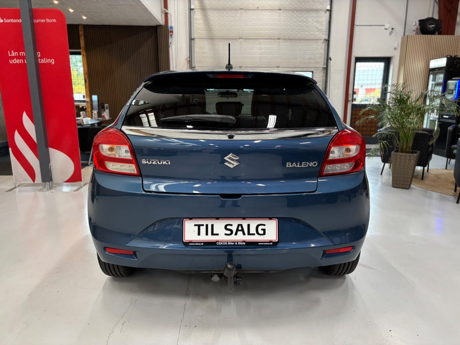Blå Suzuki Baleno fra 2018