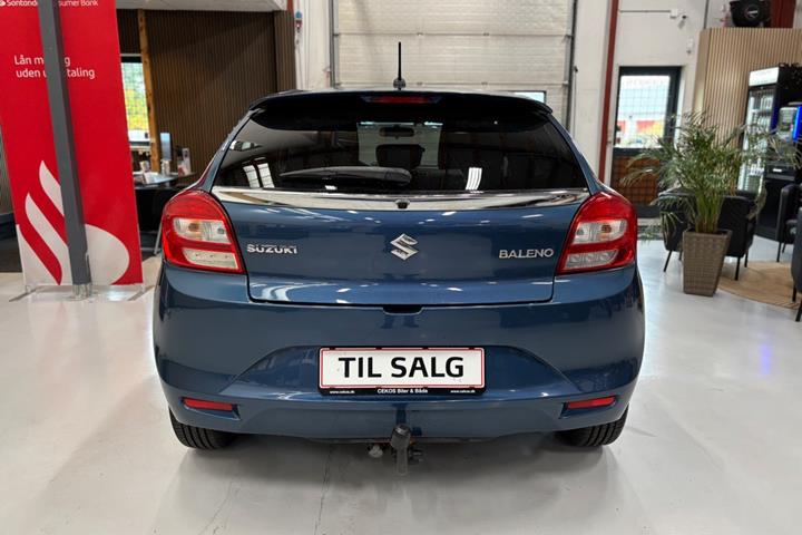 Blå Suzuki Baleno fra 2018