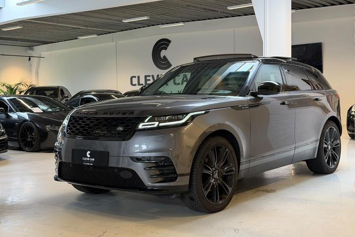 Grå Land Rover Range Rover Velar fra 2018
