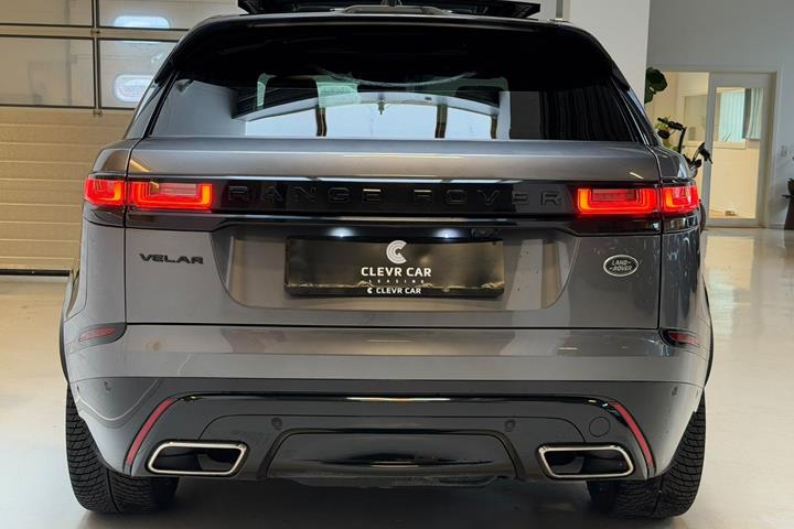 Grå Land Rover Range Rover Velar fra 2018