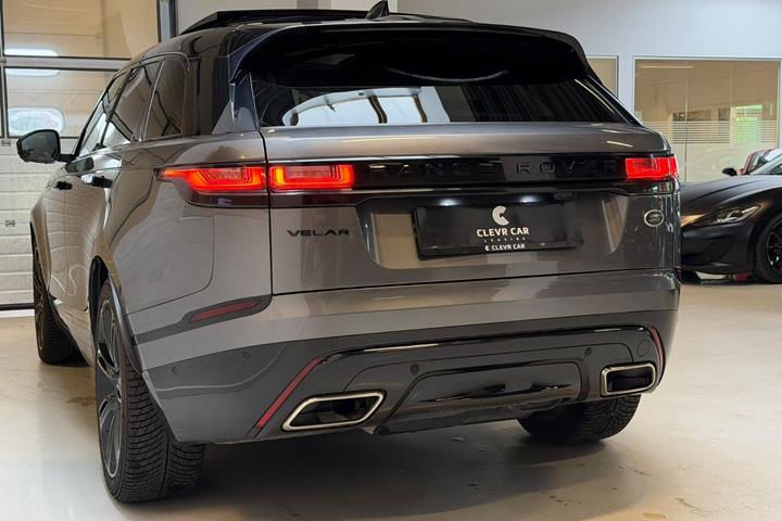Grå Land Rover Range Rover Velar fra 2018