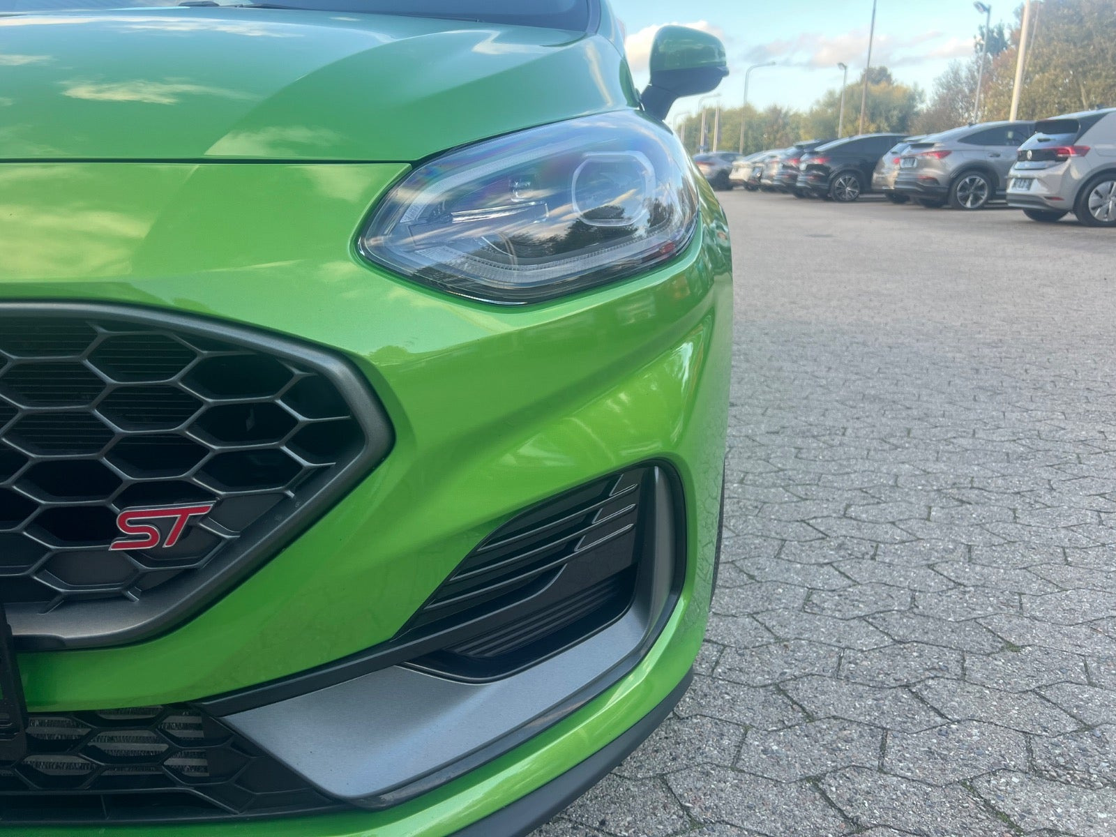 Grøn Ford Fiesta fra 2023