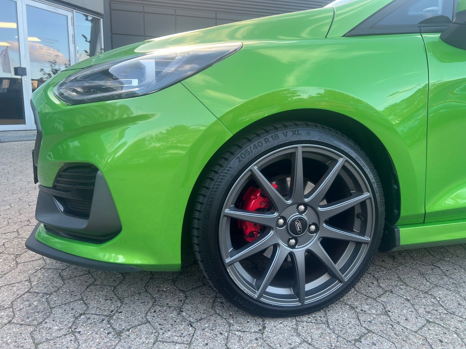 Grøn Ford Fiesta fra 2023